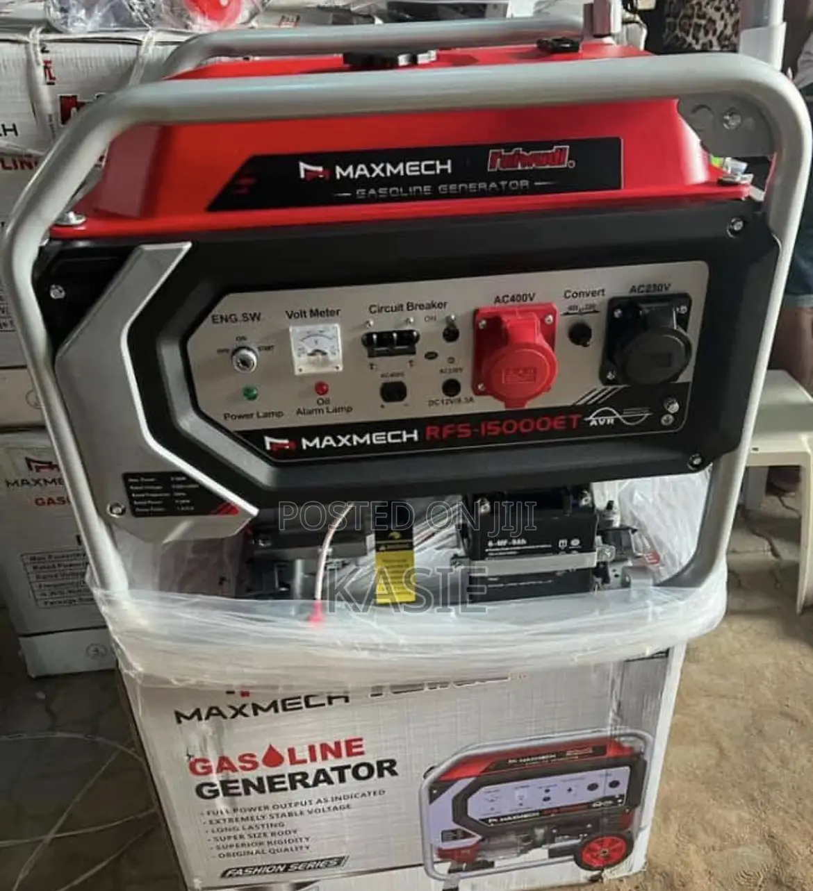 Rfs15000et. 15kva Original Maxmech Petrol Generator