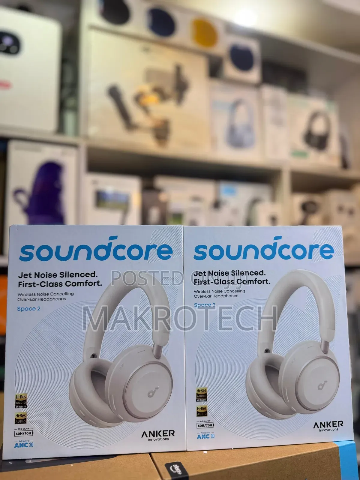 Soundcore Space 2 by Anker, Active Noise Cancelling Headphones,
