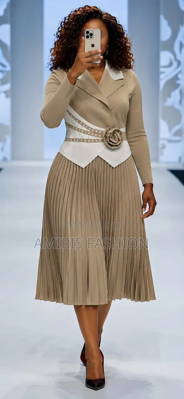 Brown Beautiful Quality Myiaky Gown