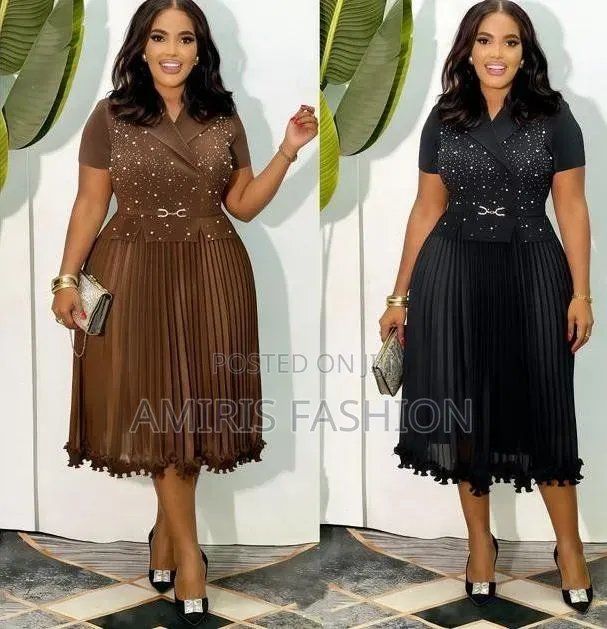 Brown Beautiful Quality Myiaky Gown