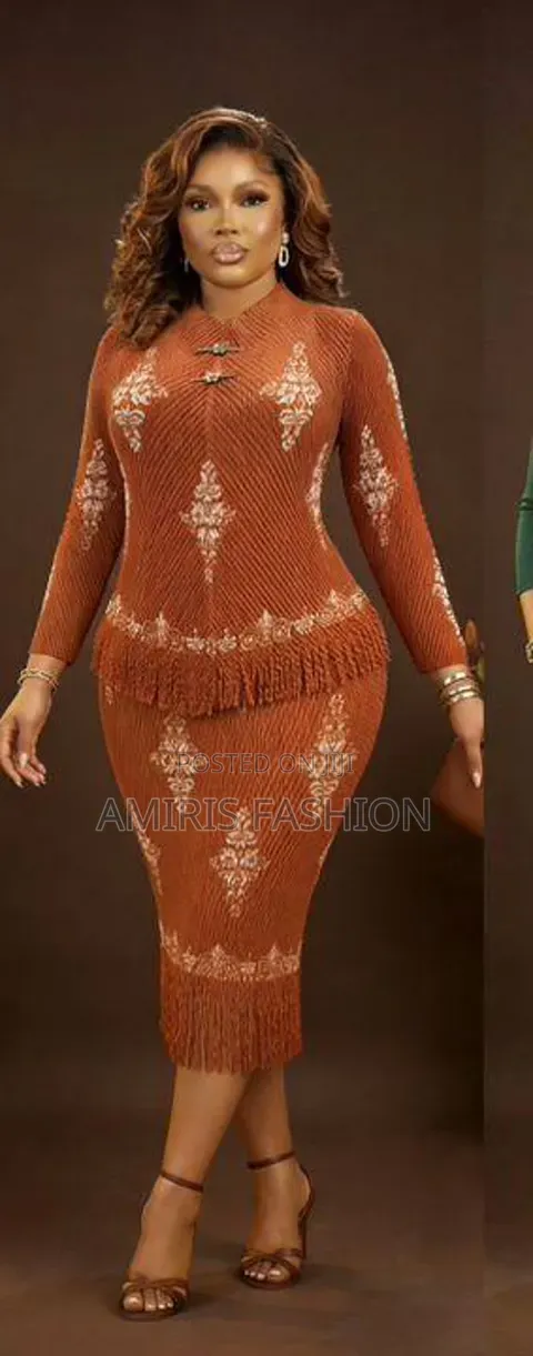 Brown Beautiful Quality Myiaky Gown