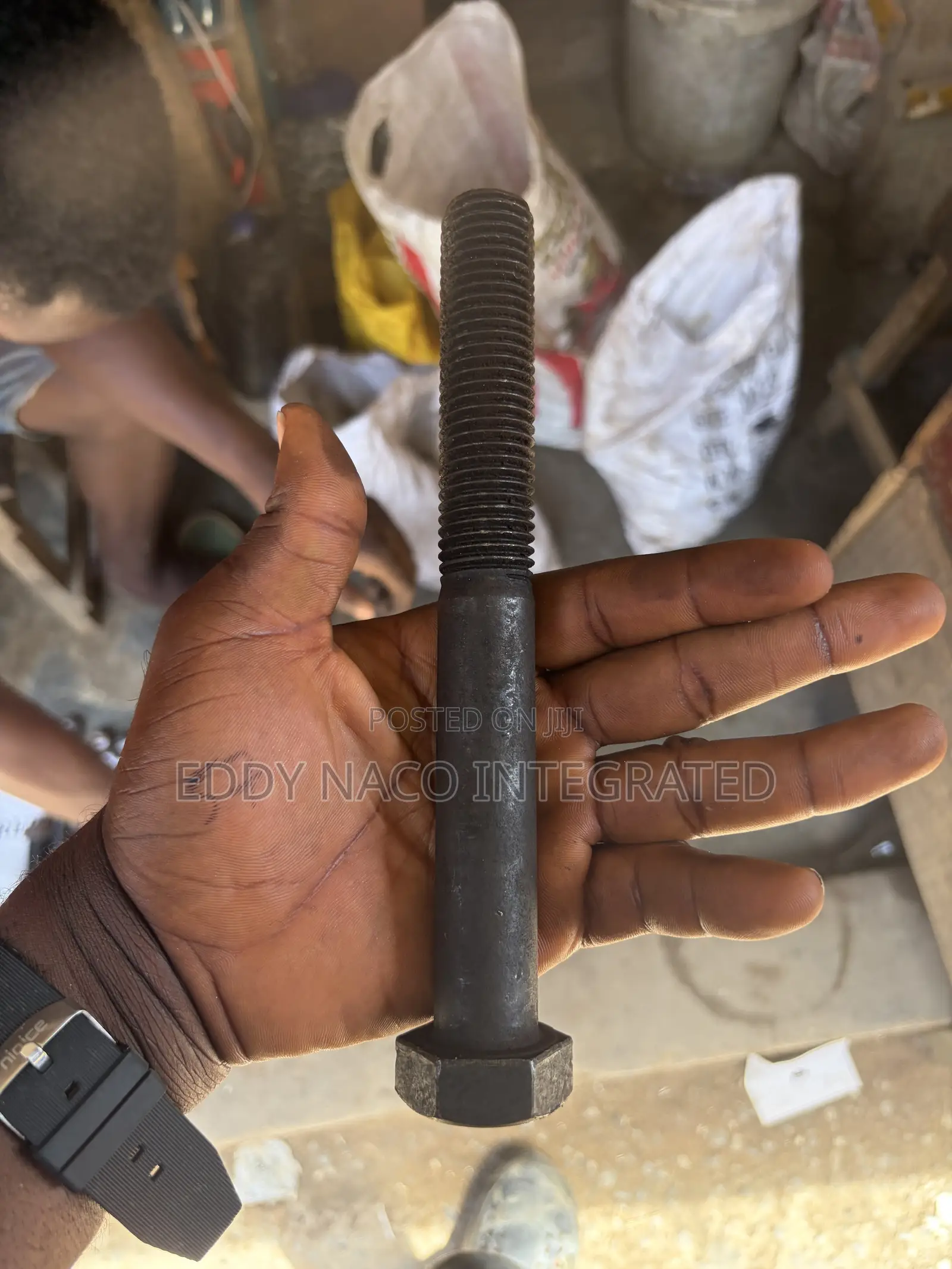 Description: Heavy-Duty High Tensile Hex Bolt