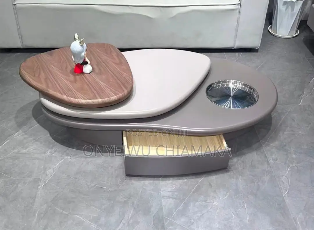 Modern Luxury Center Table With Storage Drawer