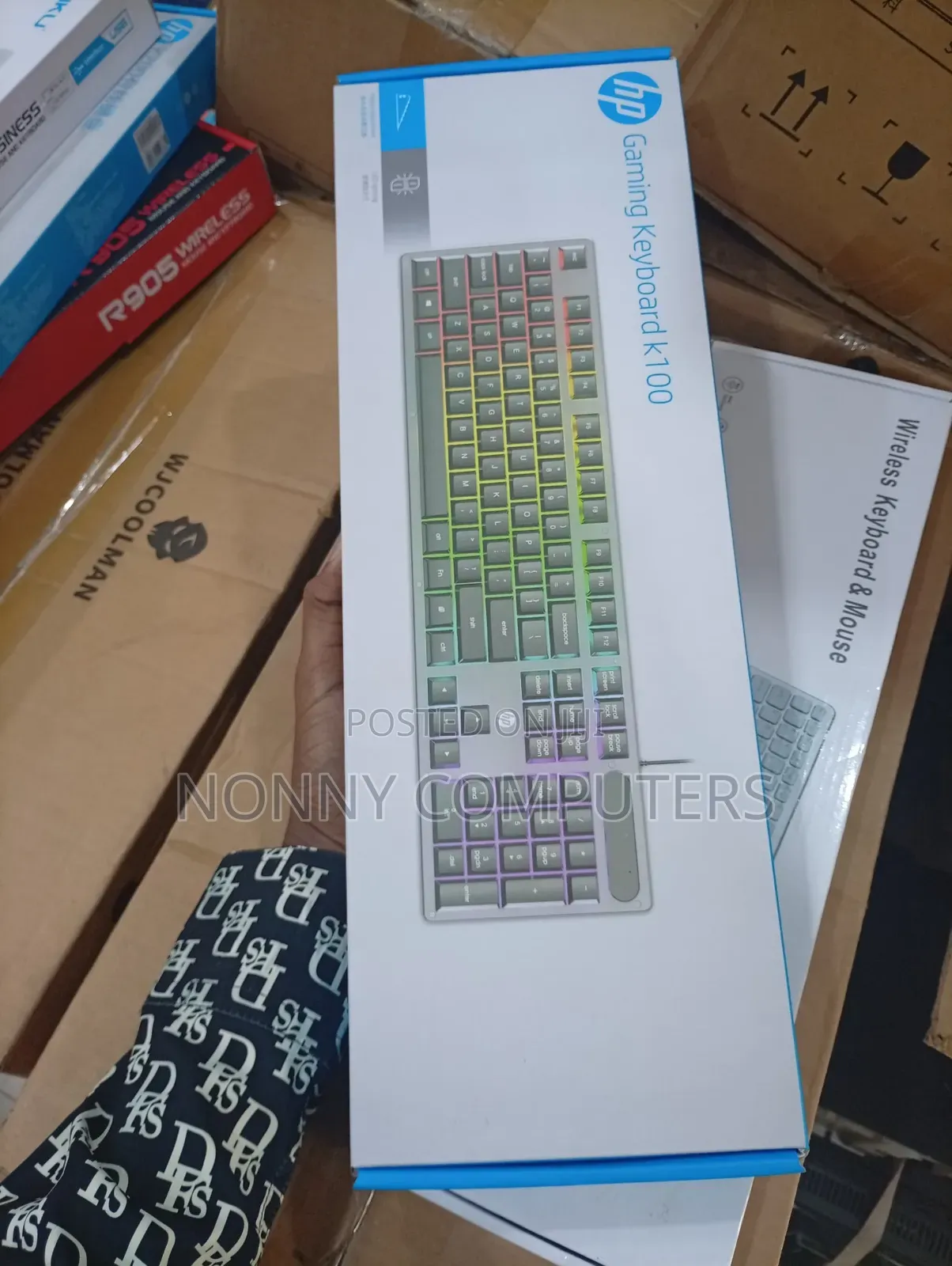 Hp RGB Gaming Keyboard Usb Full-Size Wired Keyboard