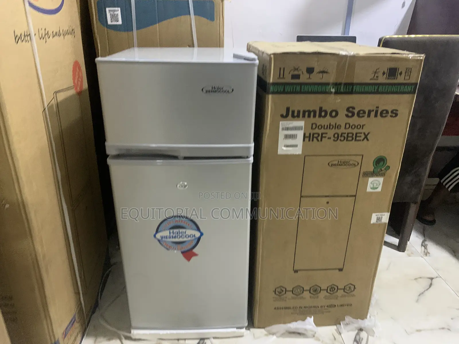 Haier Thermocool 95l Double Door Refrigerator With Wide Voltage