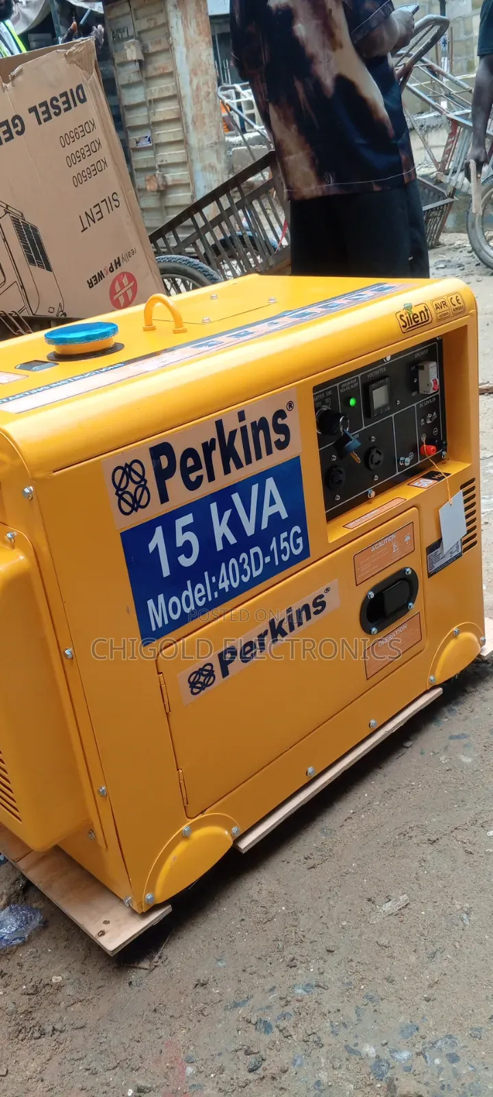 Perkins Diesel Generator 15 Kva 100% Copper Coil Original