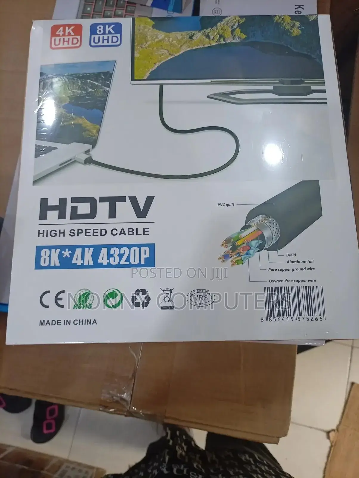 30m High-Speed Hdmi 2.1 Cable Uhd Gold-Plated