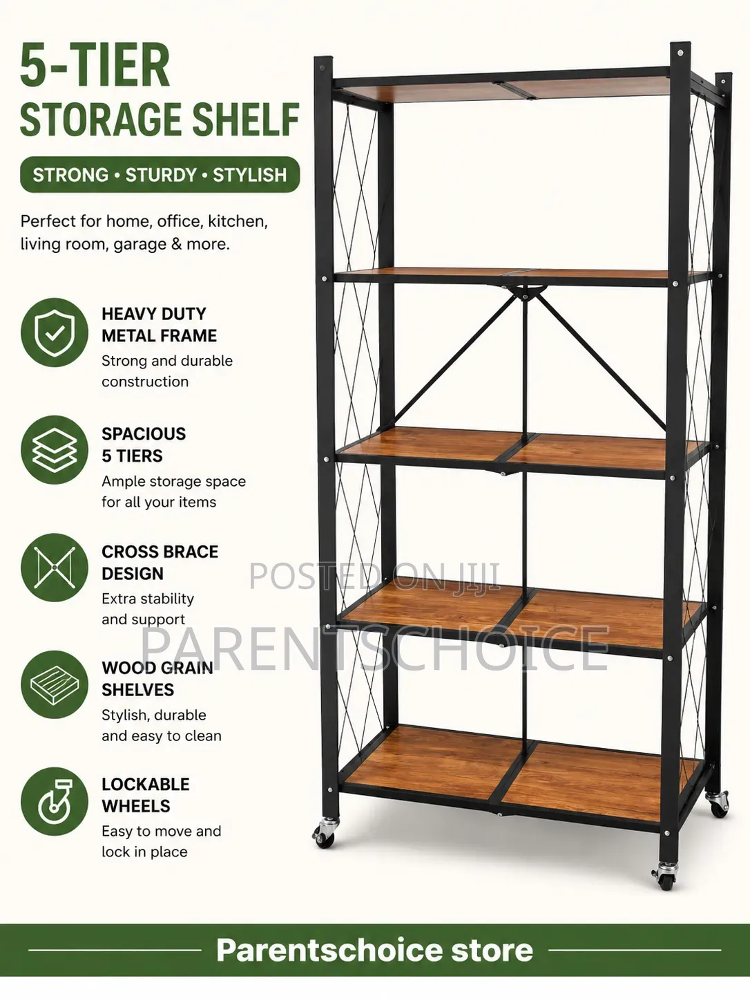 5-Tier Storage Shelf