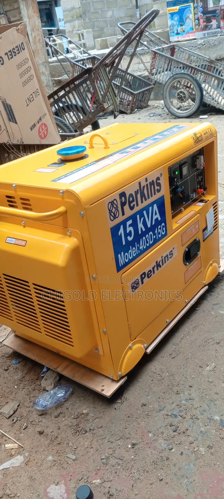 Originals Perkins Diesel Generator 15 Kva 100% Copper Coil Original