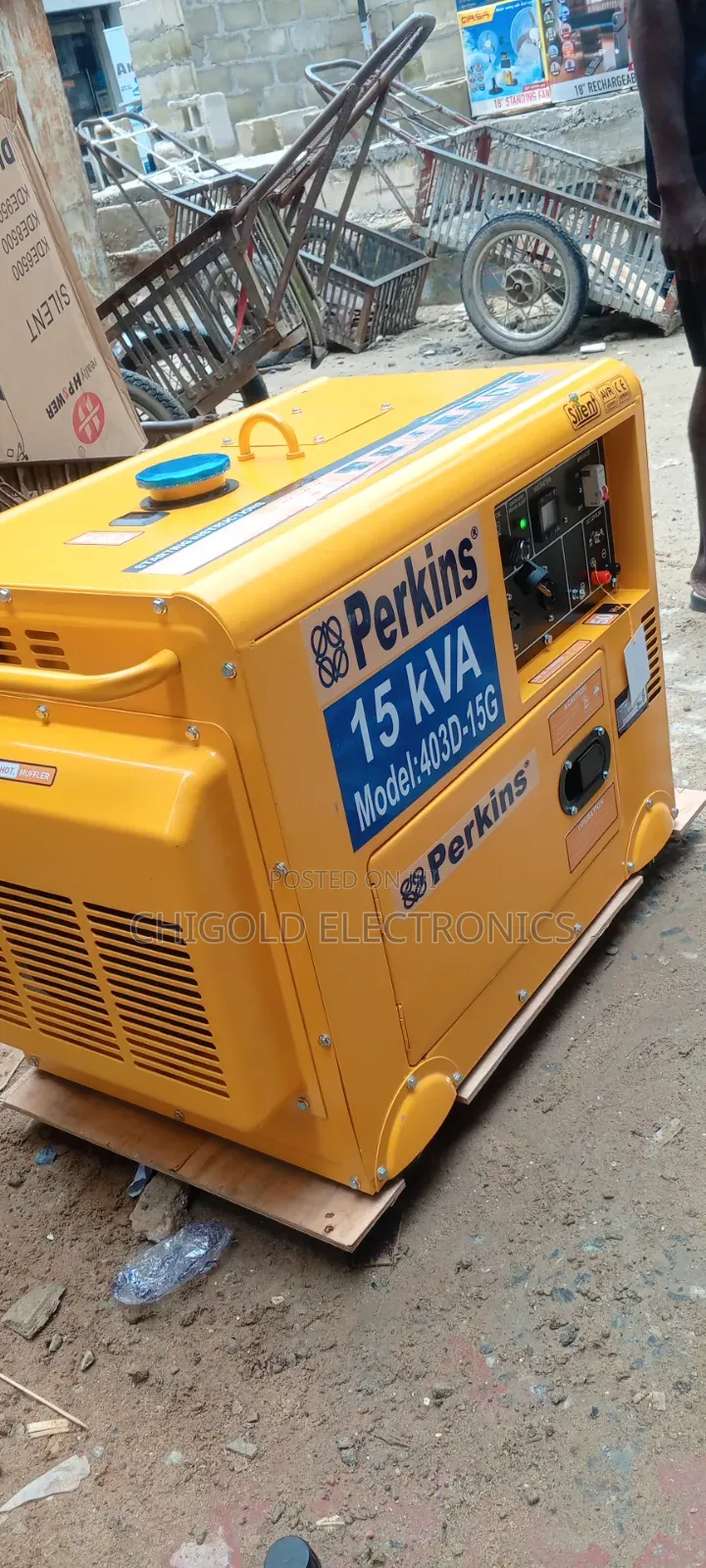 Perkins Diesel Generator 100% Copper Coil 15 Kva Original