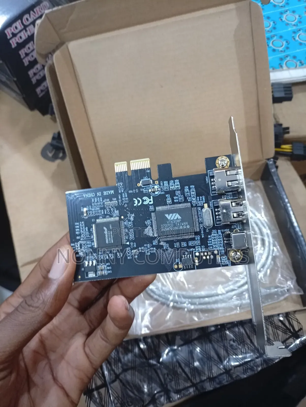 3-Port Pcie Firewire Ieee 1394a Expansion Card
