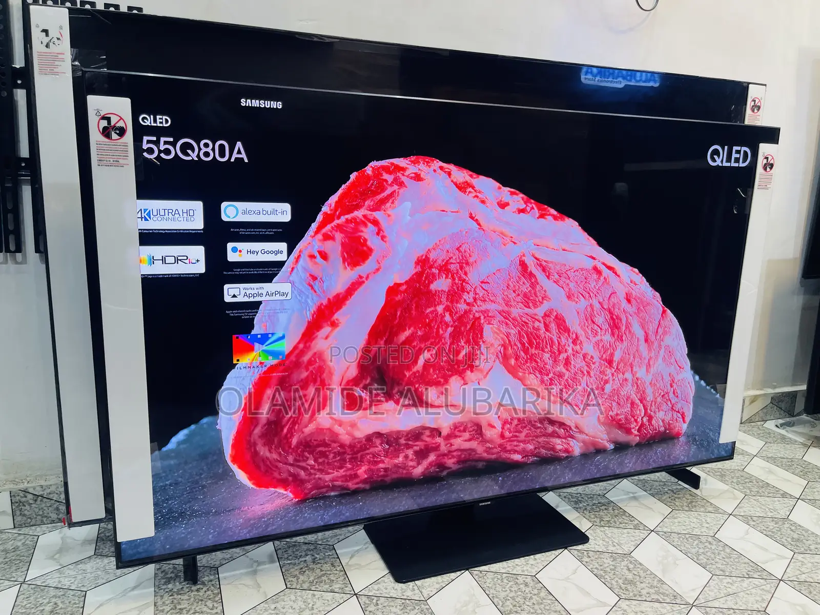 Samsung Qled 55" Q80a Premium Quantum Processor ,120hz Refresh Rate