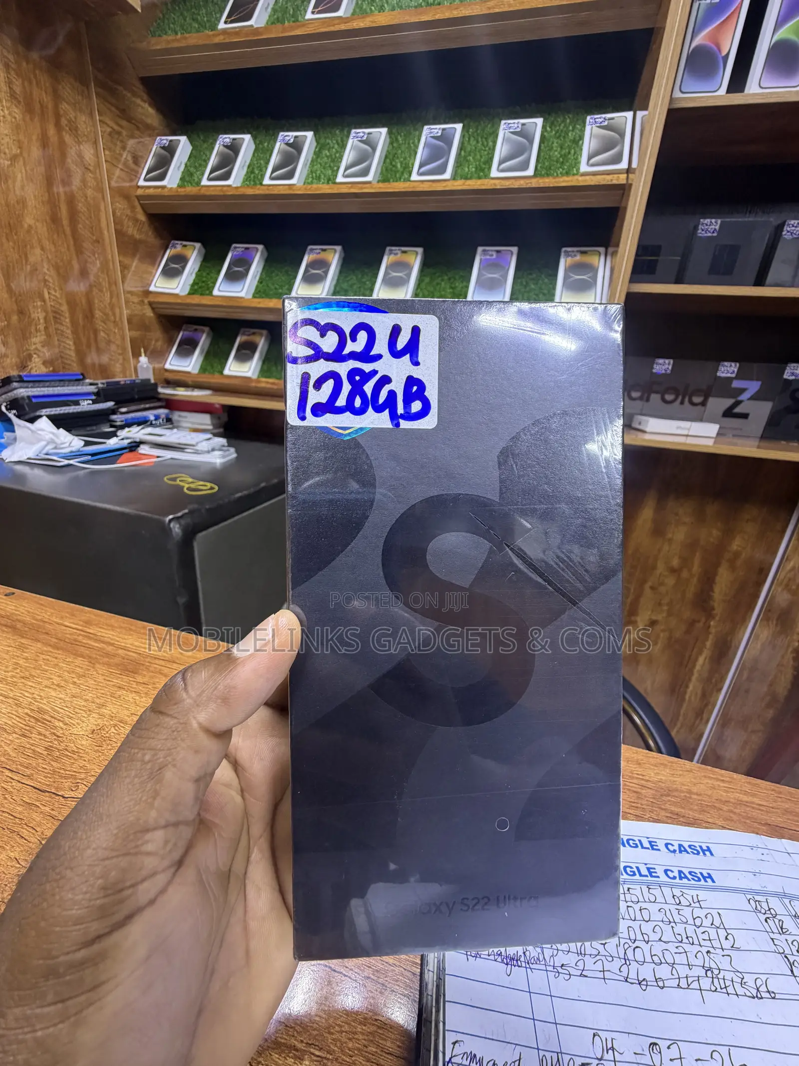 New Samsung Galaxy S22 Ultra 128 GB Black