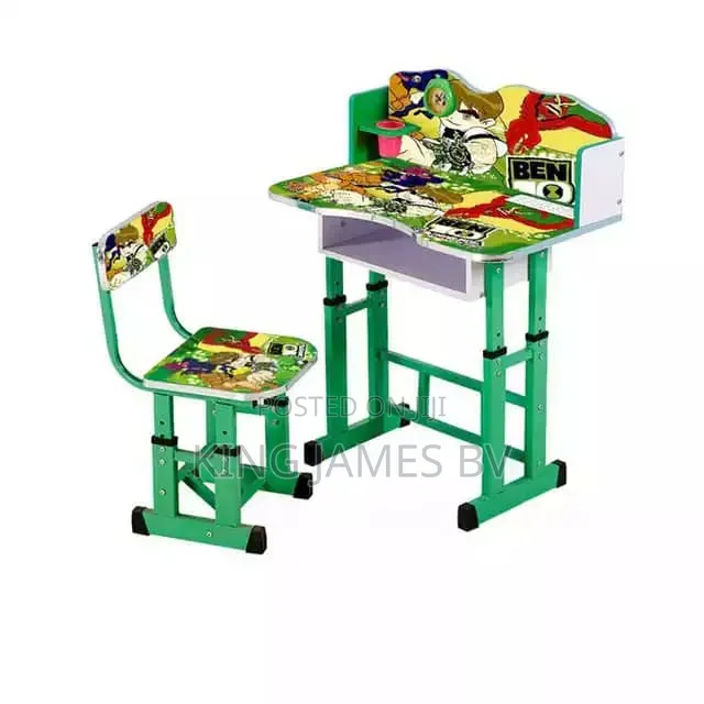 Kids Foldable Study Table Chair Set – Space Saving Design