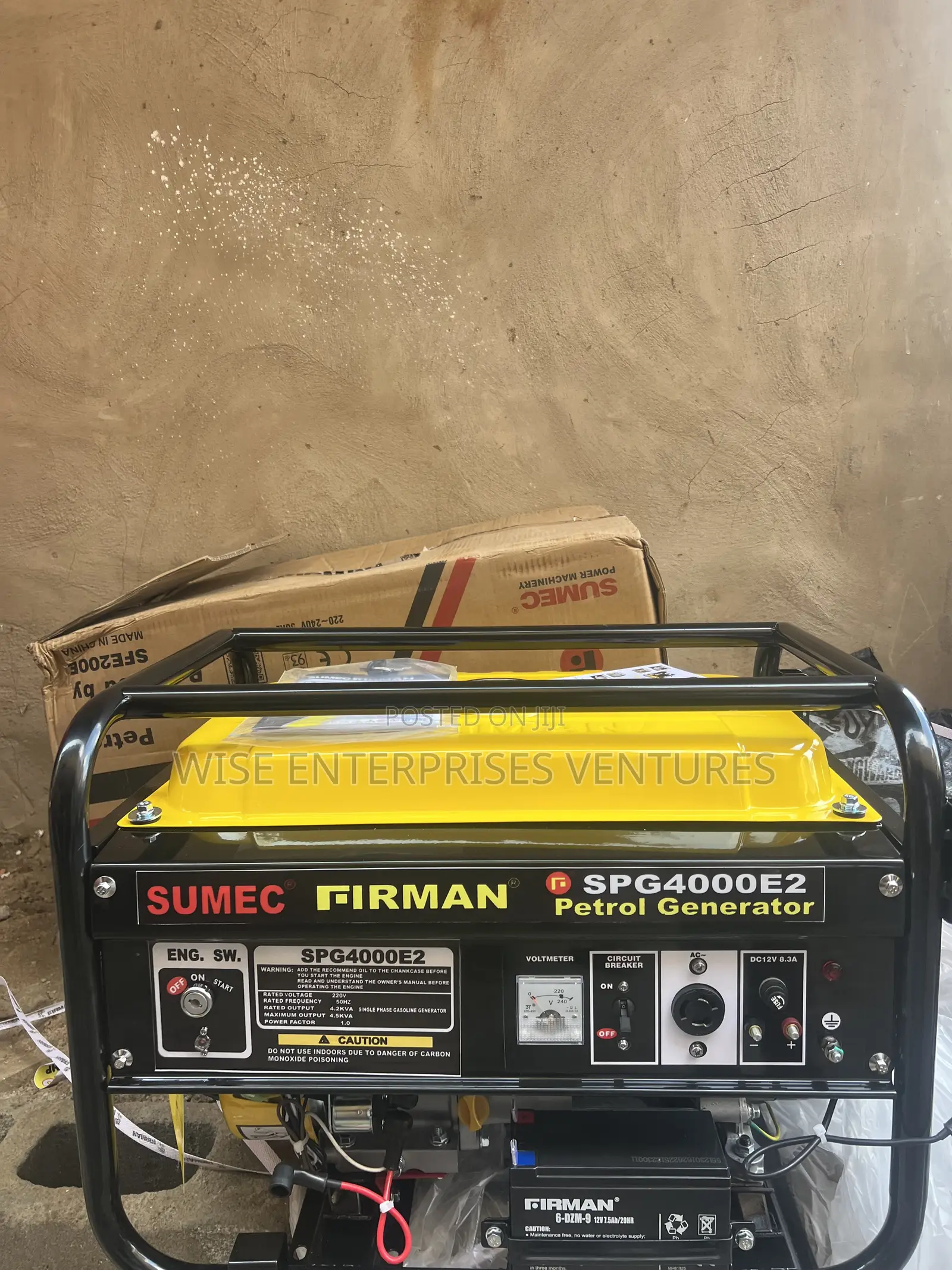 Sumec Firman Spg4000 Key Starter 4.5kva (100% Copper Coil):
