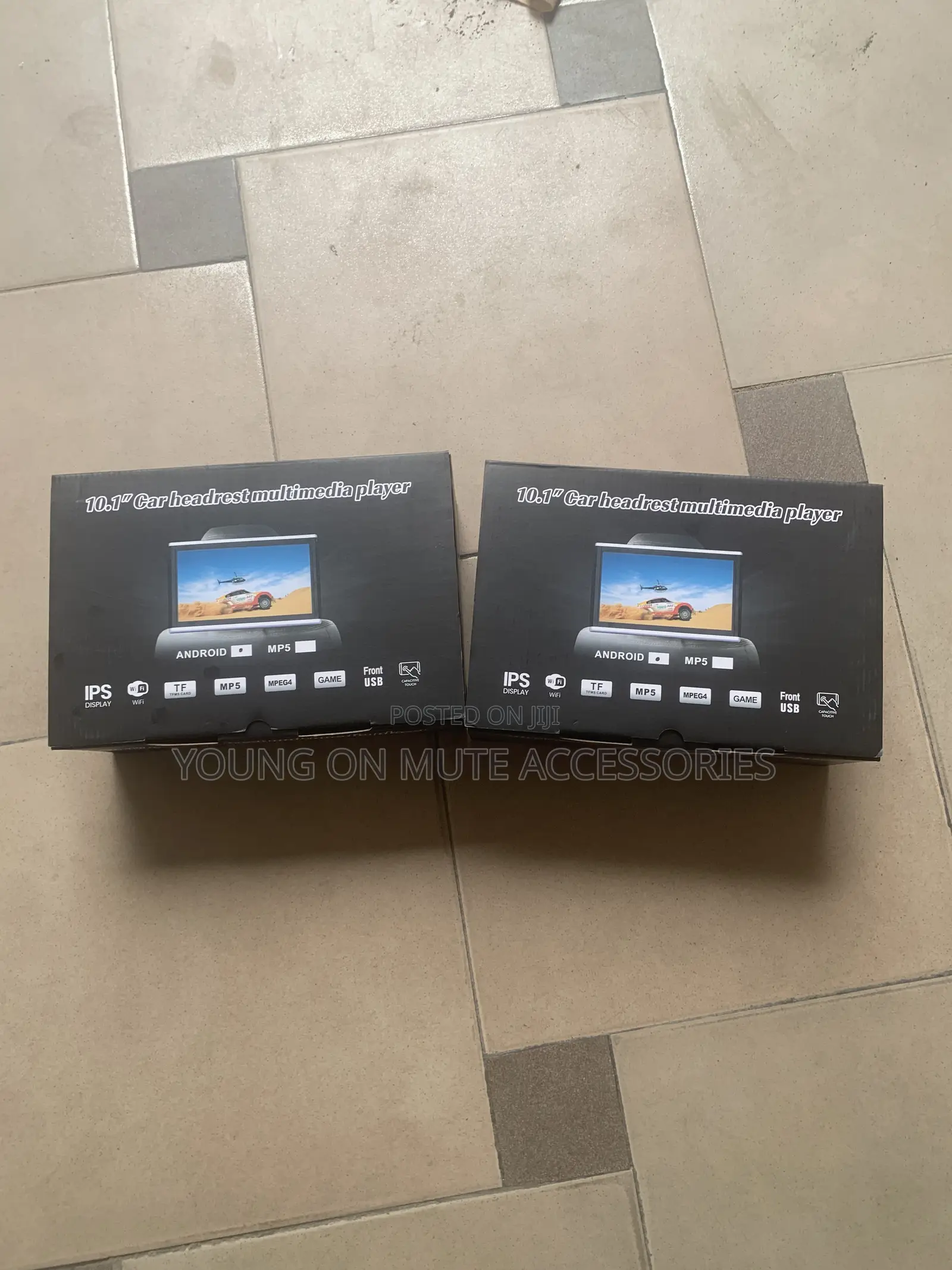 10.1-Inch Android Car Headrest Multimedia Player.