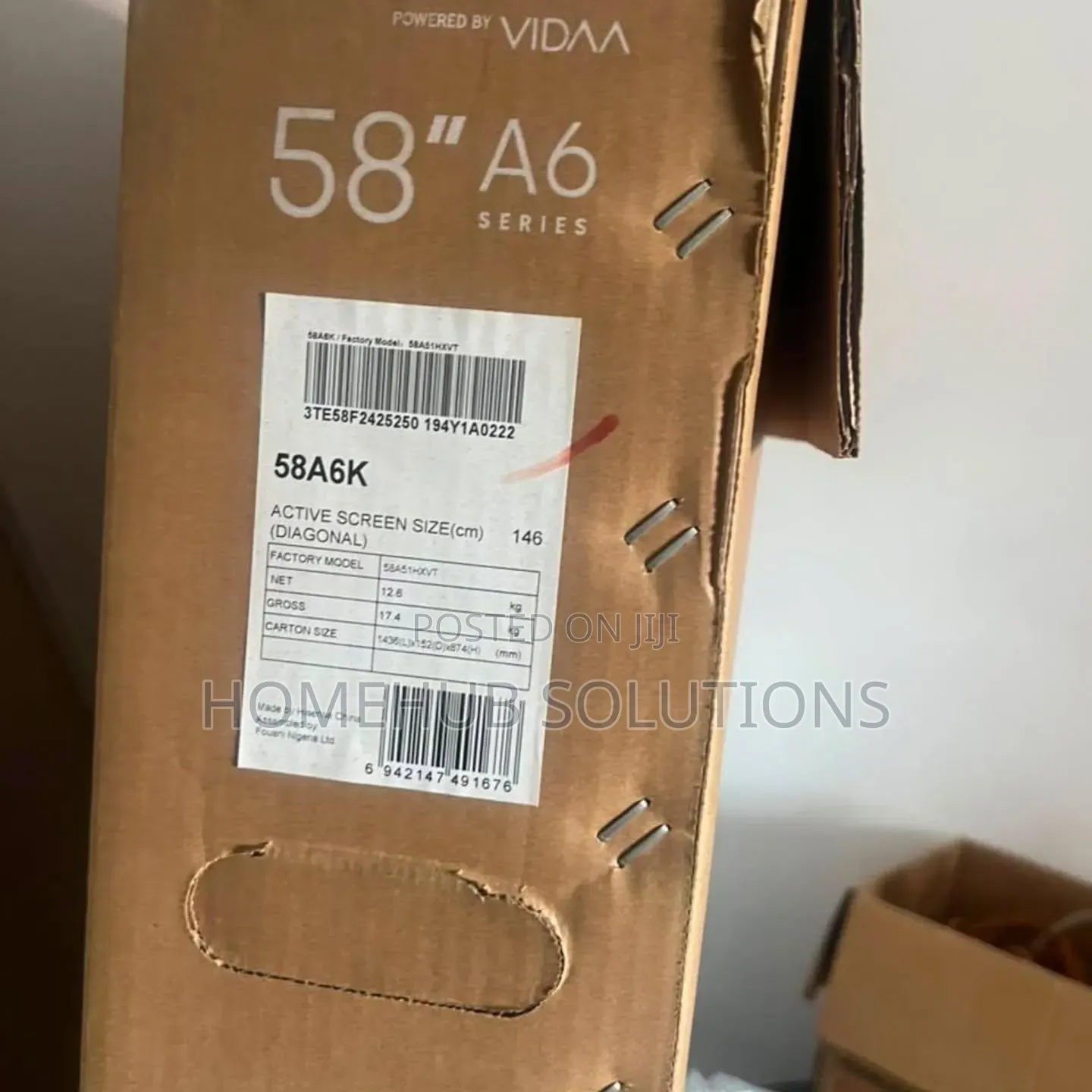 Hisense 58"Inches Uhd Smart Tv