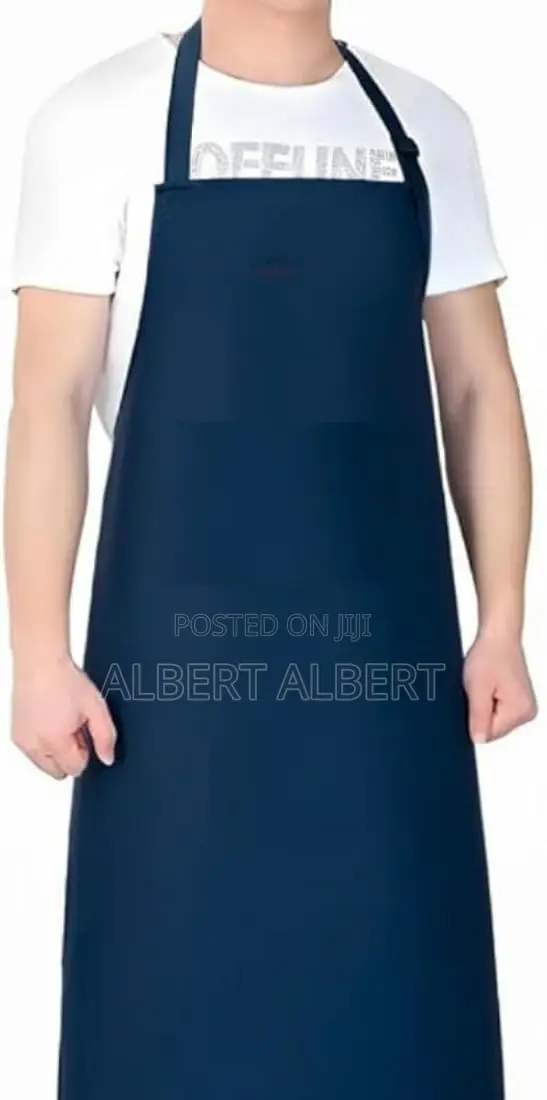 Cotton Apron With Adjustable Neck