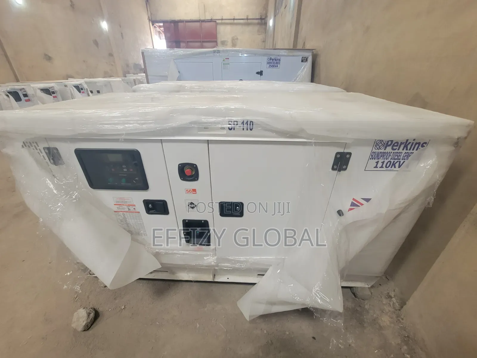 110kva Original Perkins England Soundproof Diesel Generator
