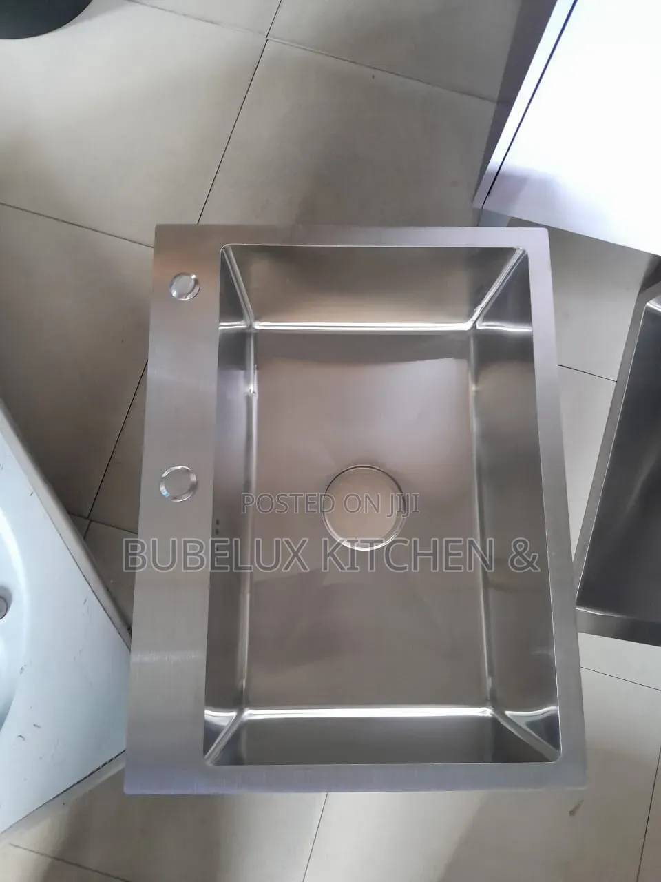 Luxury Single Bowl Stainless Steel Kitchen Sink – Deep Modern Design