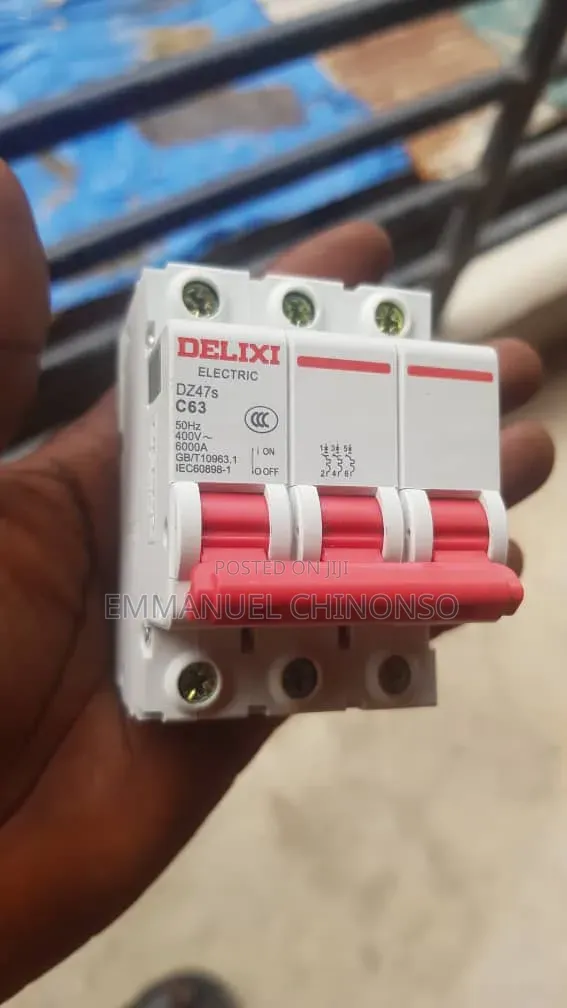 100a 3pole Delixi MCB Breaker