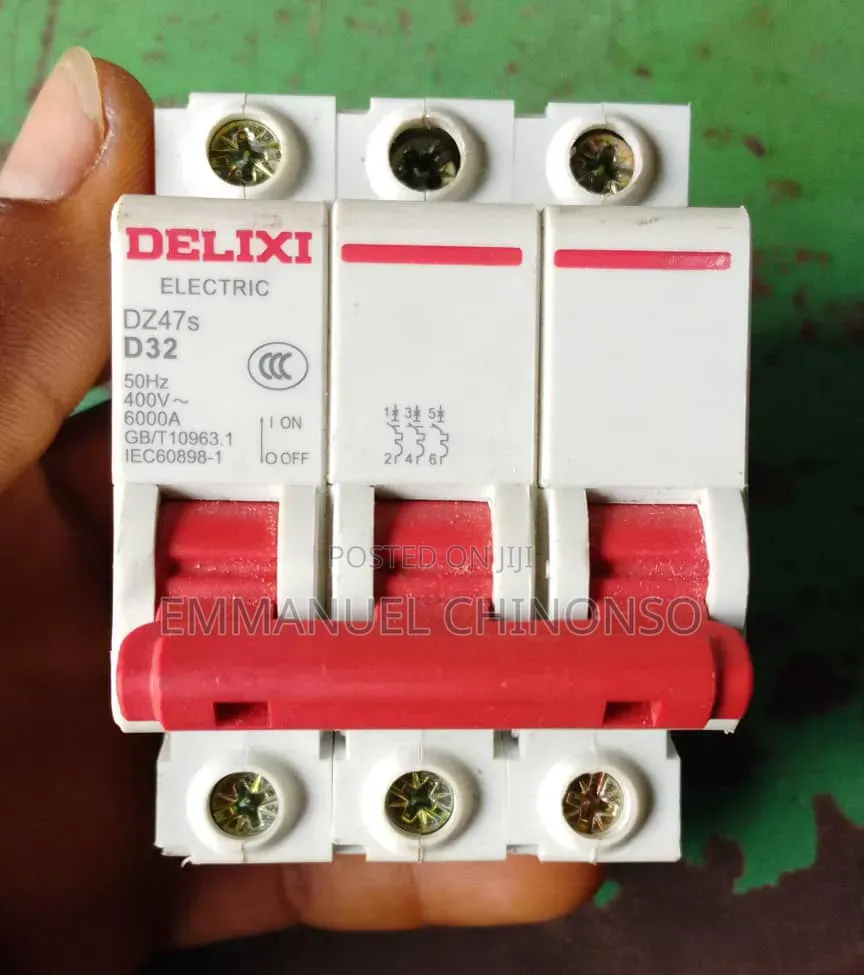 100a 3pole Delixi MCB Breaker