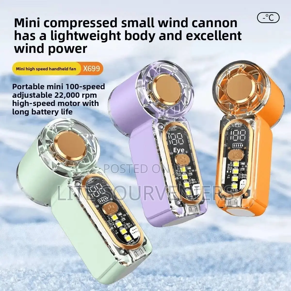 Mini Portable Handheld Fan