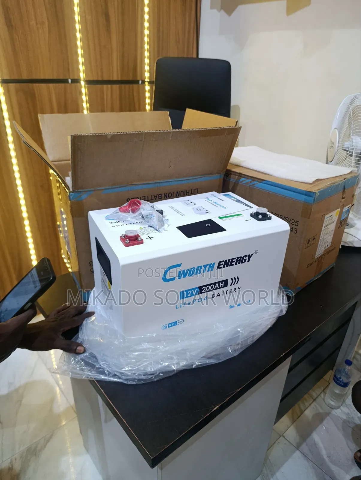 Cworth 200ah 2.5kwh 12v Lithium-Ion Battery – Brand New