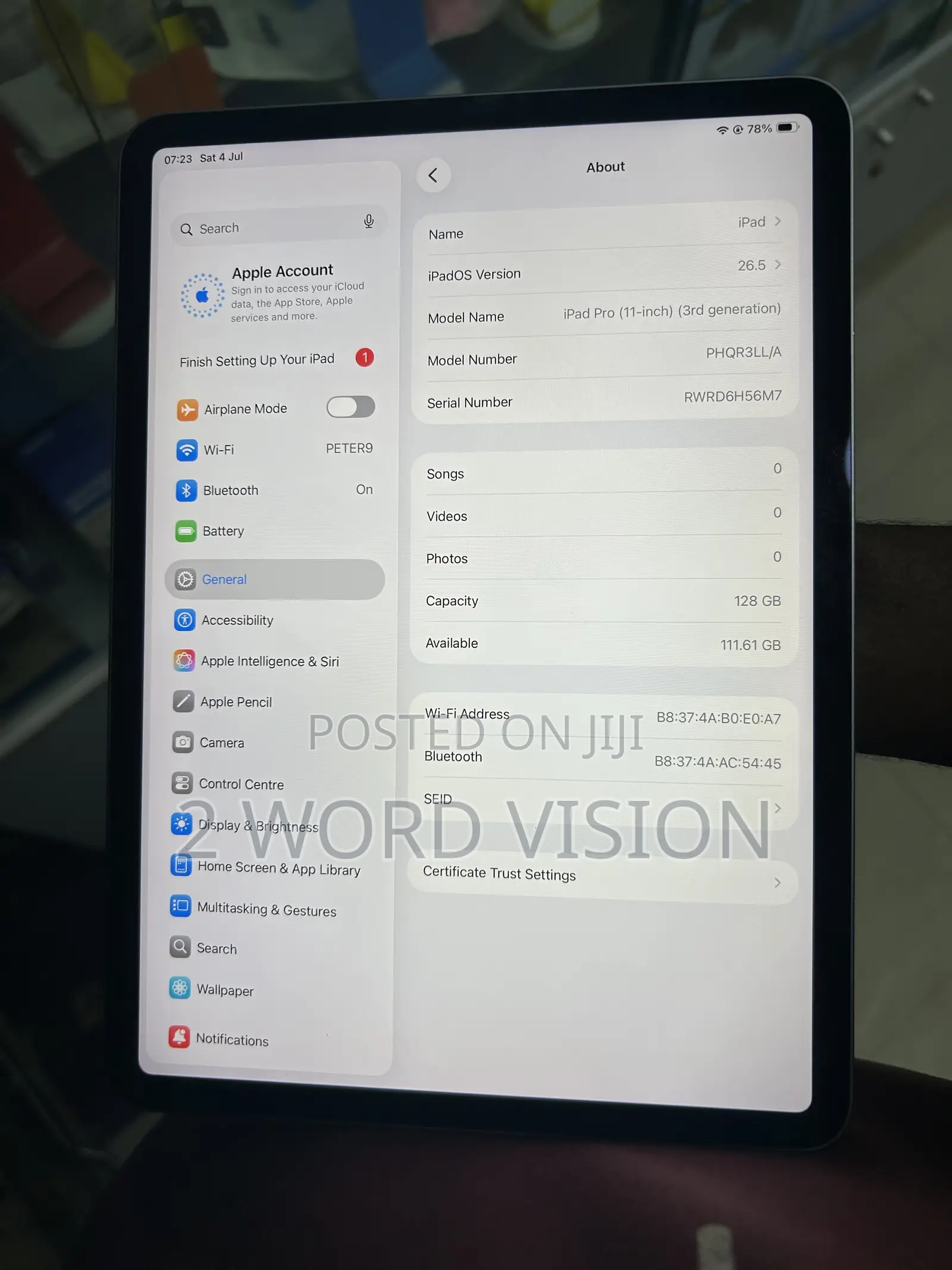 Apple iPad Pro 11 (2021) 128 GB Gray