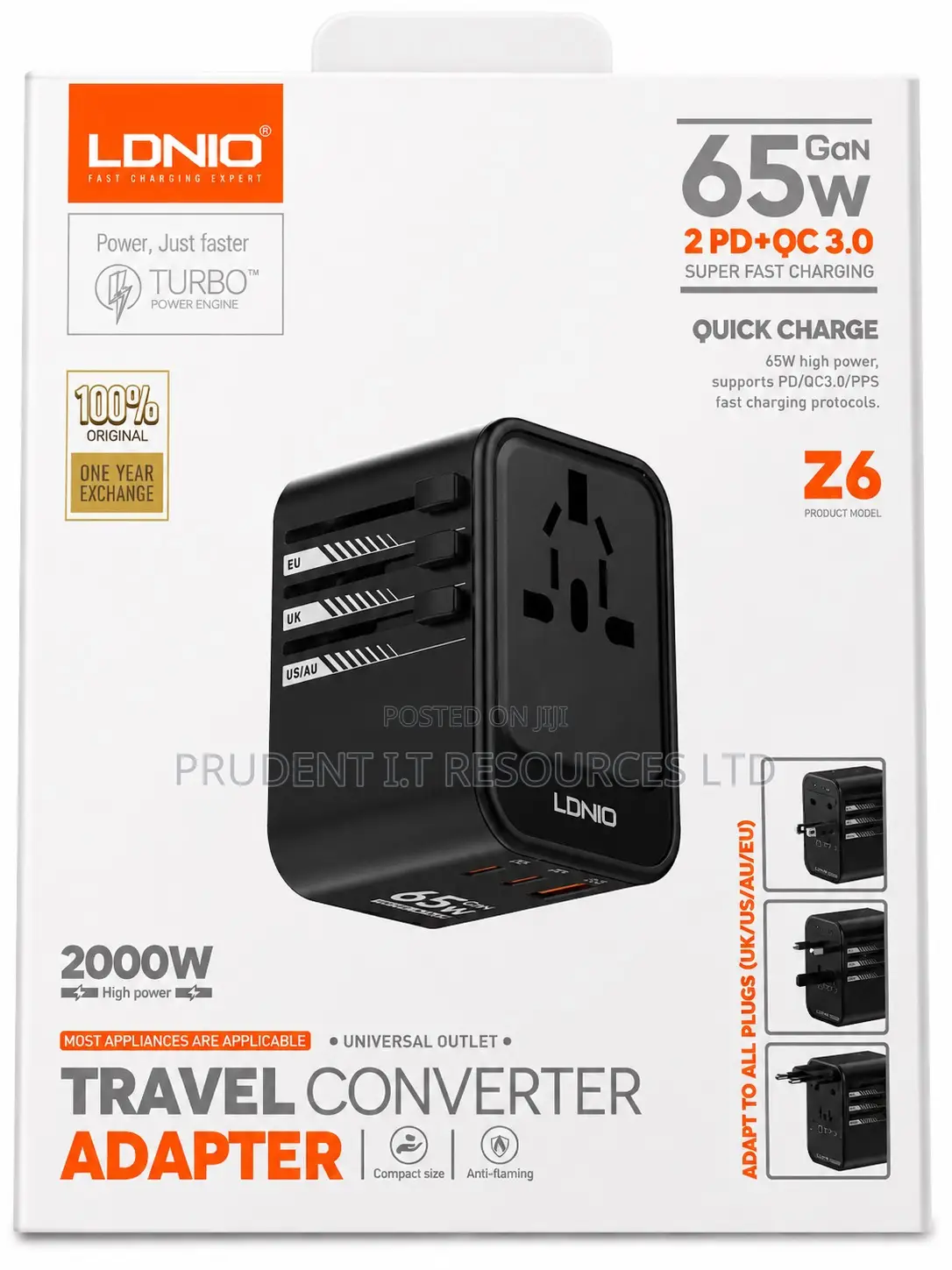 Ldnio 65w Travel Converter Adapter