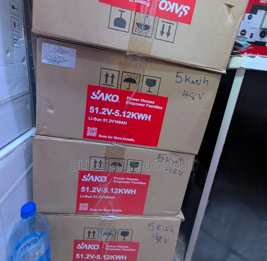 Sako 5kwh 48v Lithium Ion Solar Inverter Batteries Available in Stock