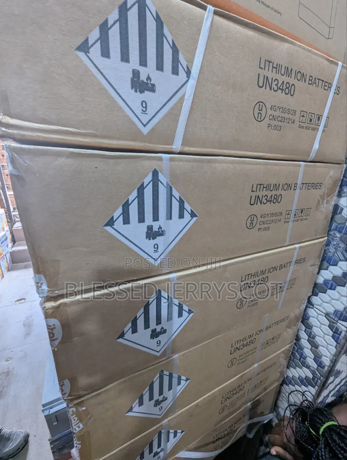 Itel 2.5kwh 24v Lithium Ion Solar Inverter Batteries in Stock