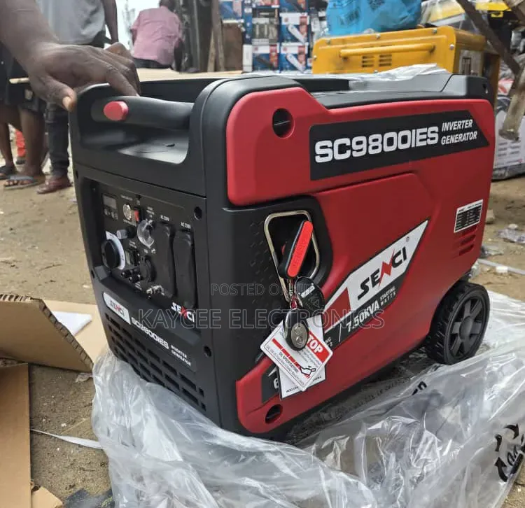 Original Senci Sc9800ies 7.5kva Generator – Ideal for Home Office