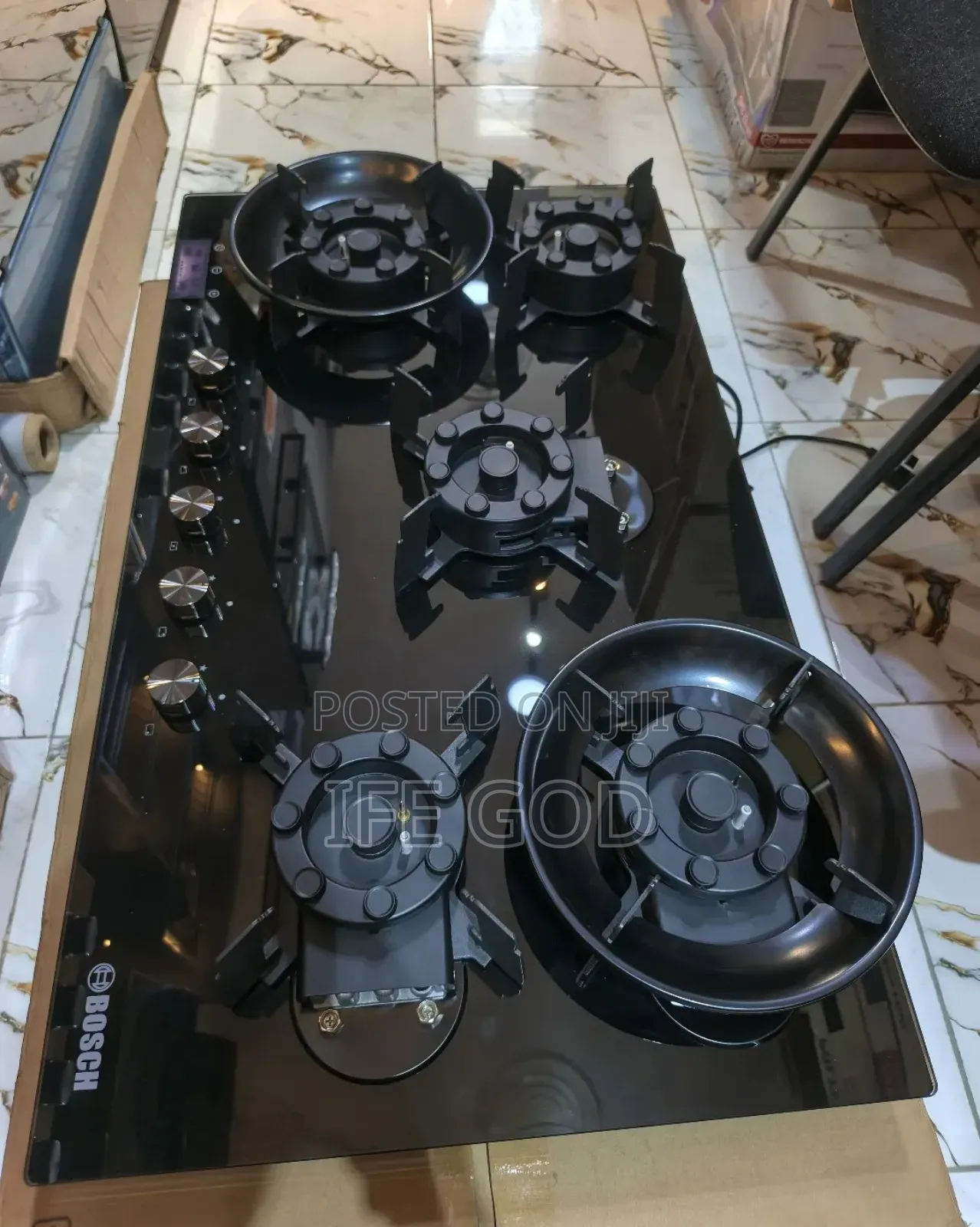 Quality Bosch Built-in 90cm Premium Luxury Flips Up Automatic Gas Hob
