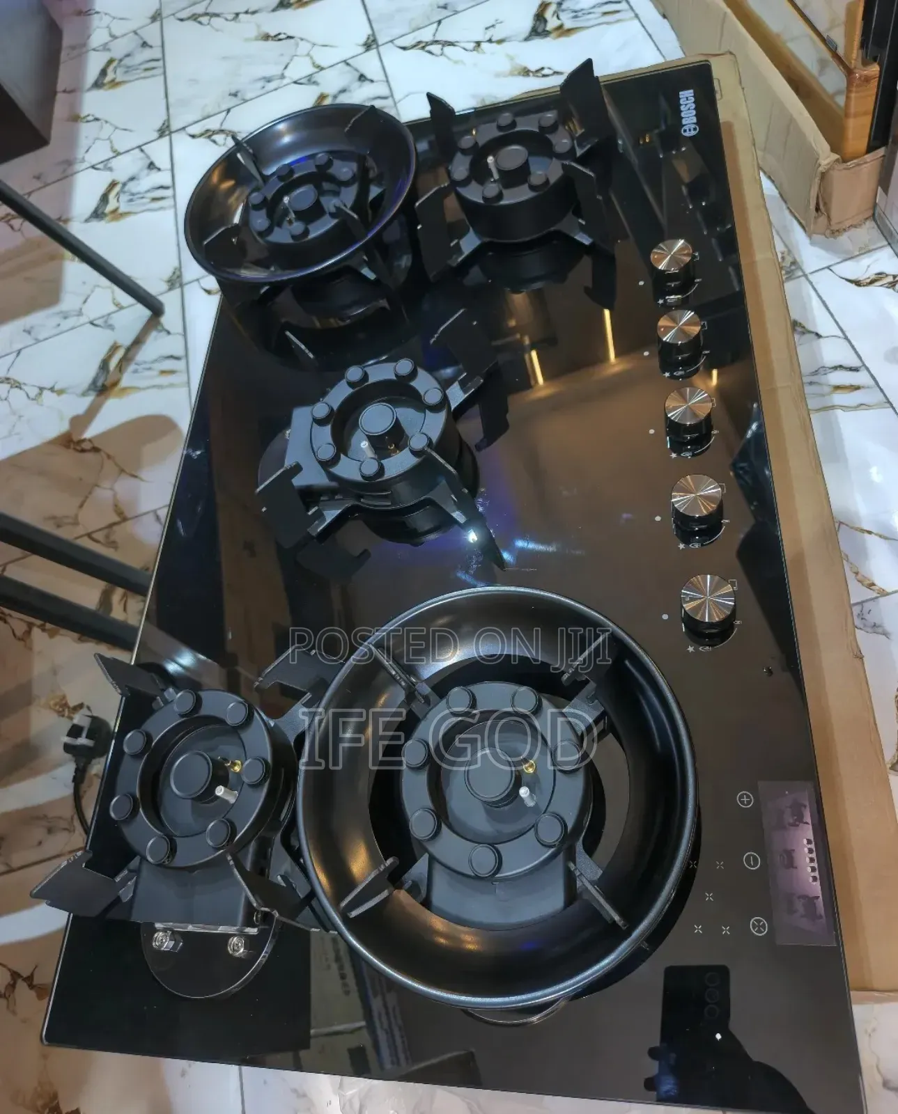 Quality Bosch Built-in 90cm Premium Luxury Flips Up Automatic Gas Hob