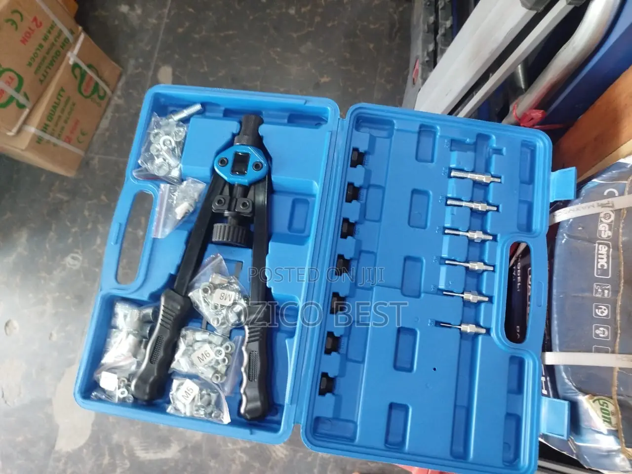 Heavy-Duty Hand Rivet Nut Tool Set