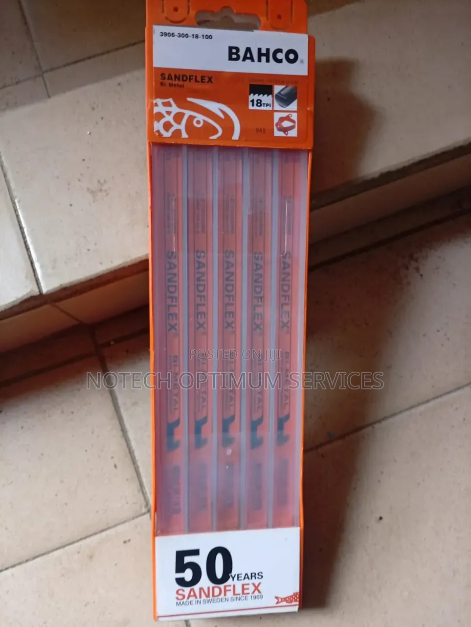 Bahco Sandflex Bi-Metal Hacksaw Blades, Specifically Model 3906-300