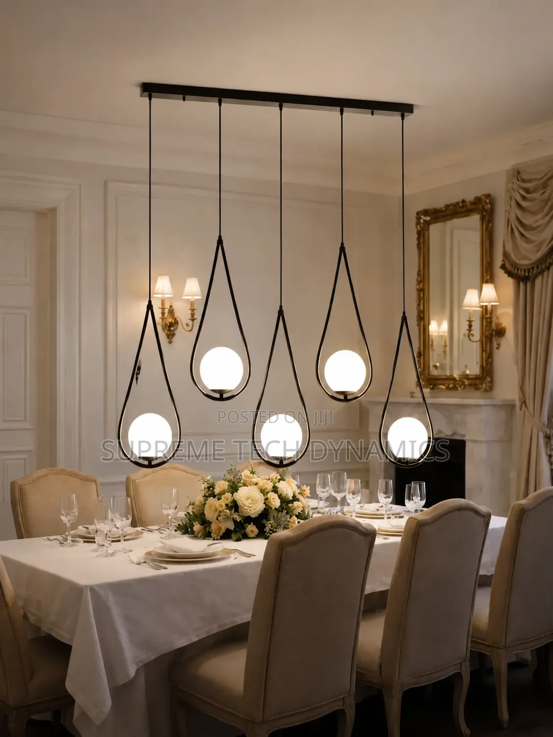 Dropping Pendant Chandelier