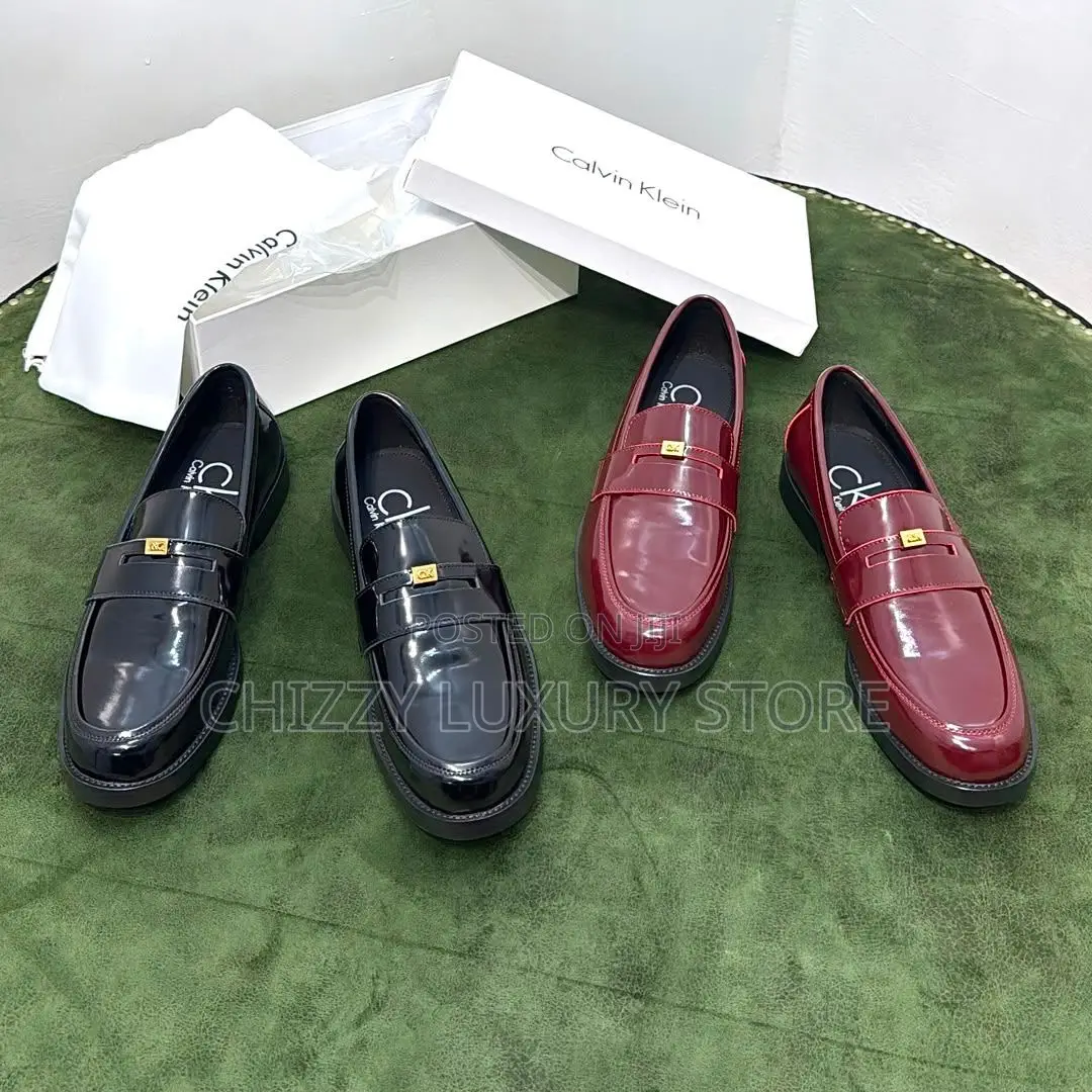 Calvin Klein Quality Luxury Men Genuine Leather Shoe