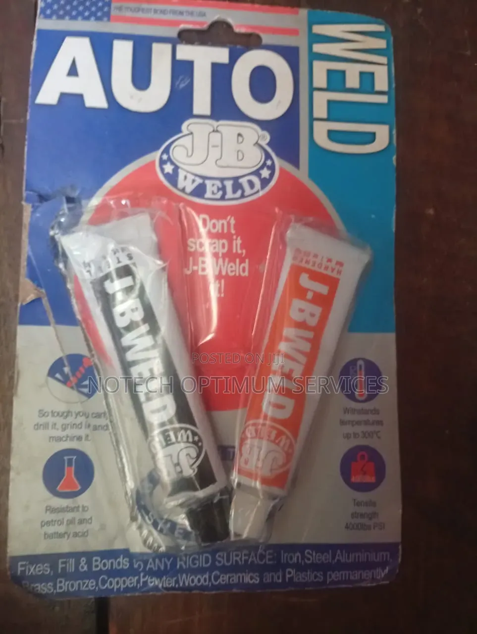 J-B Weld Steel Reinforced Epoxy