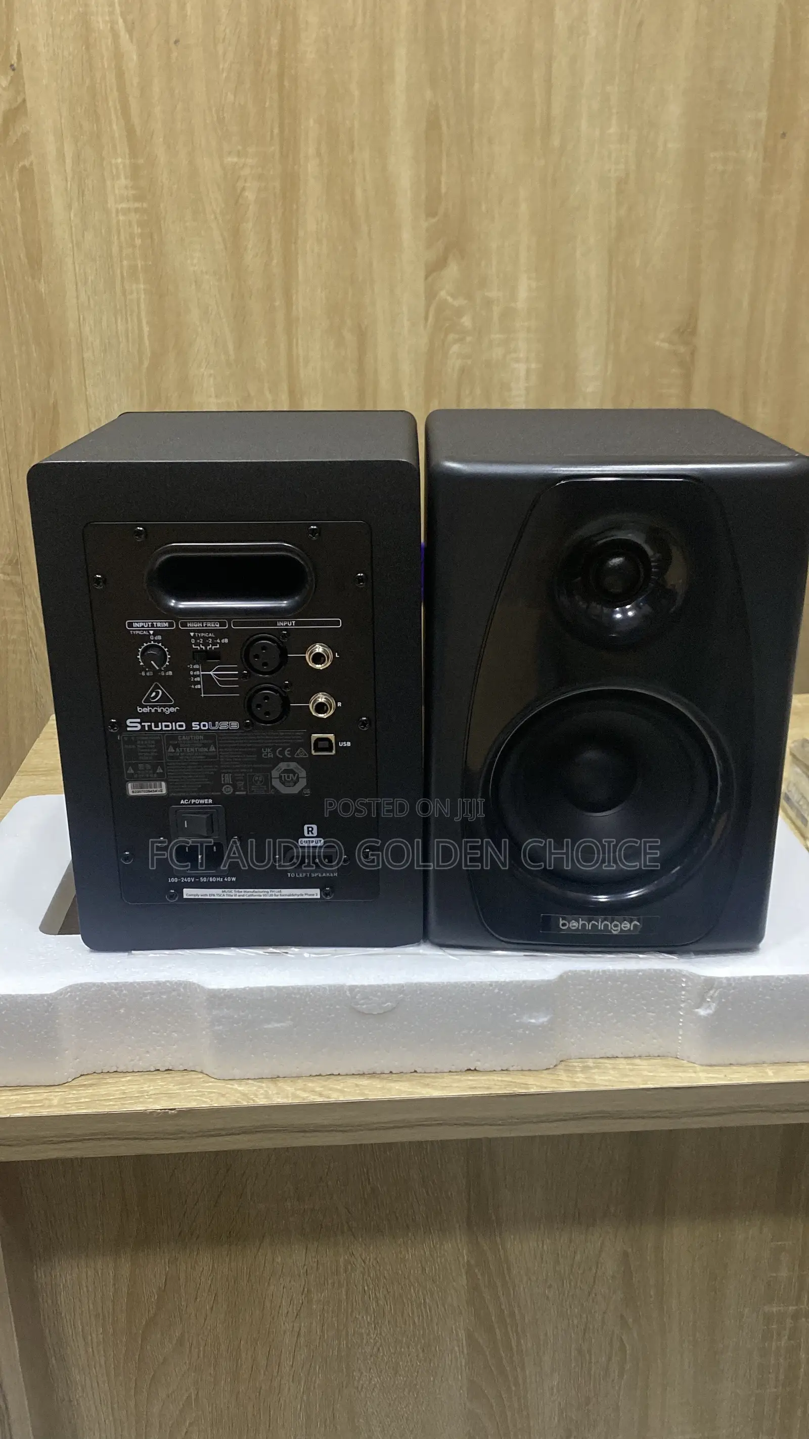 Behringer Studio 50usb Active Studio Monitor Speakers