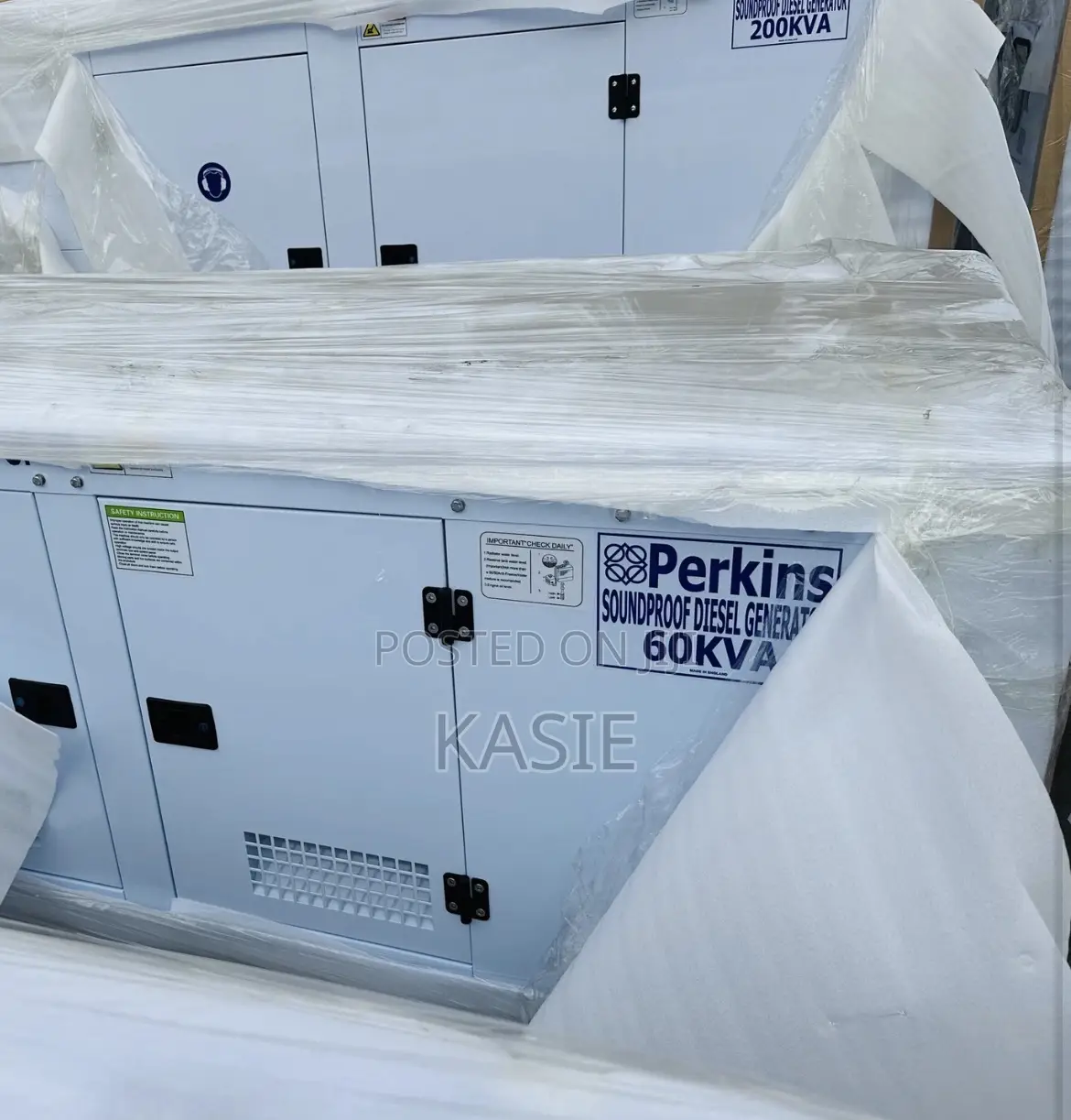 60kva Perkins Soundfroof Diesel Generator