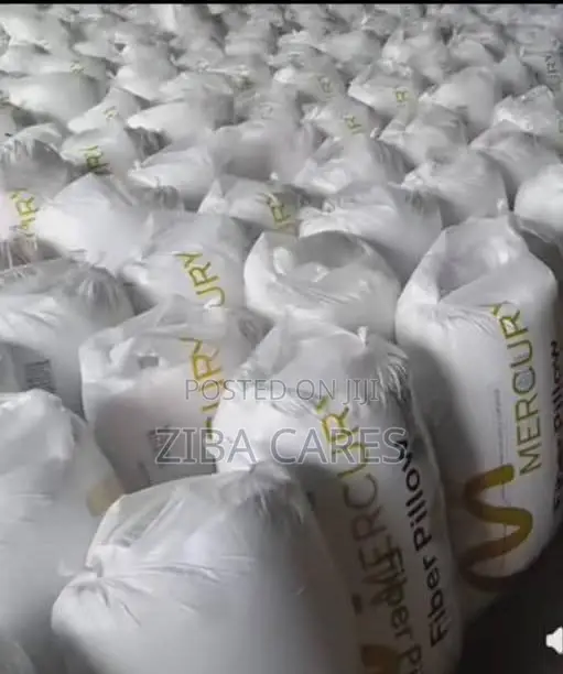 Mercury Soft Fiber Pillows 5 Units, Compressed Pillows 74 by 48cm