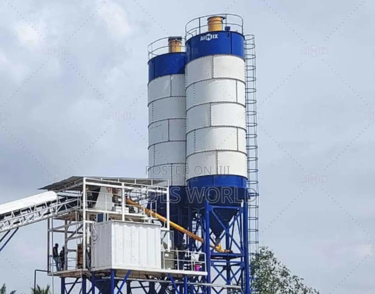 50m3/Hr Concrete Batching Plant – Complete Ready-Mix Concrete