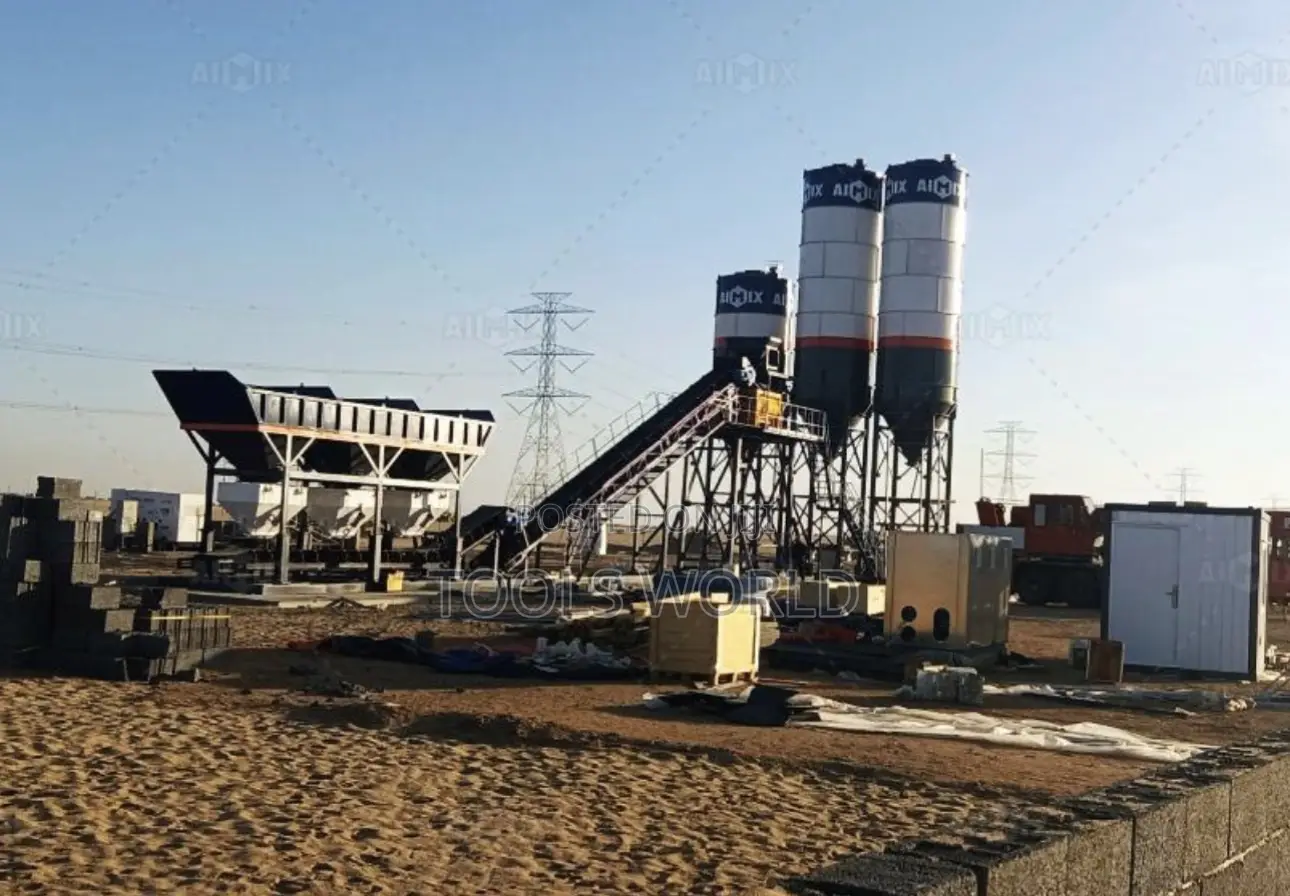 50m3/Hr Concrete Batching Plant – Complete Ready-Mix Concrete