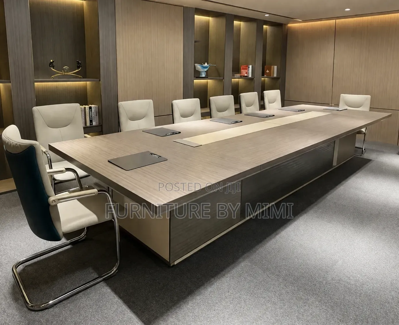 :
Massive 20-Seater Executive Conference Table Chairs