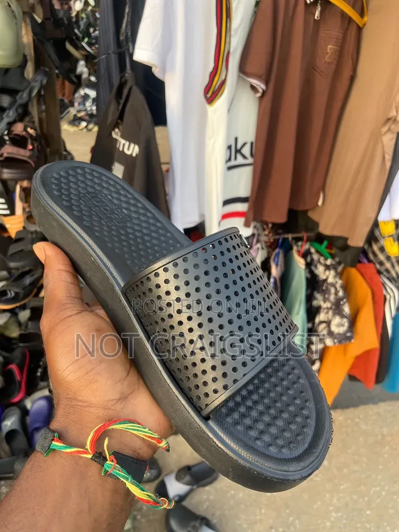 Men’S Luofu Rubber Slides – Soft Comfortable Loufu Leisure Slippers