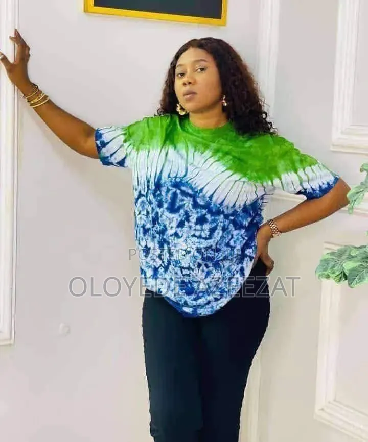 Kampala:Adire Round Neck Design