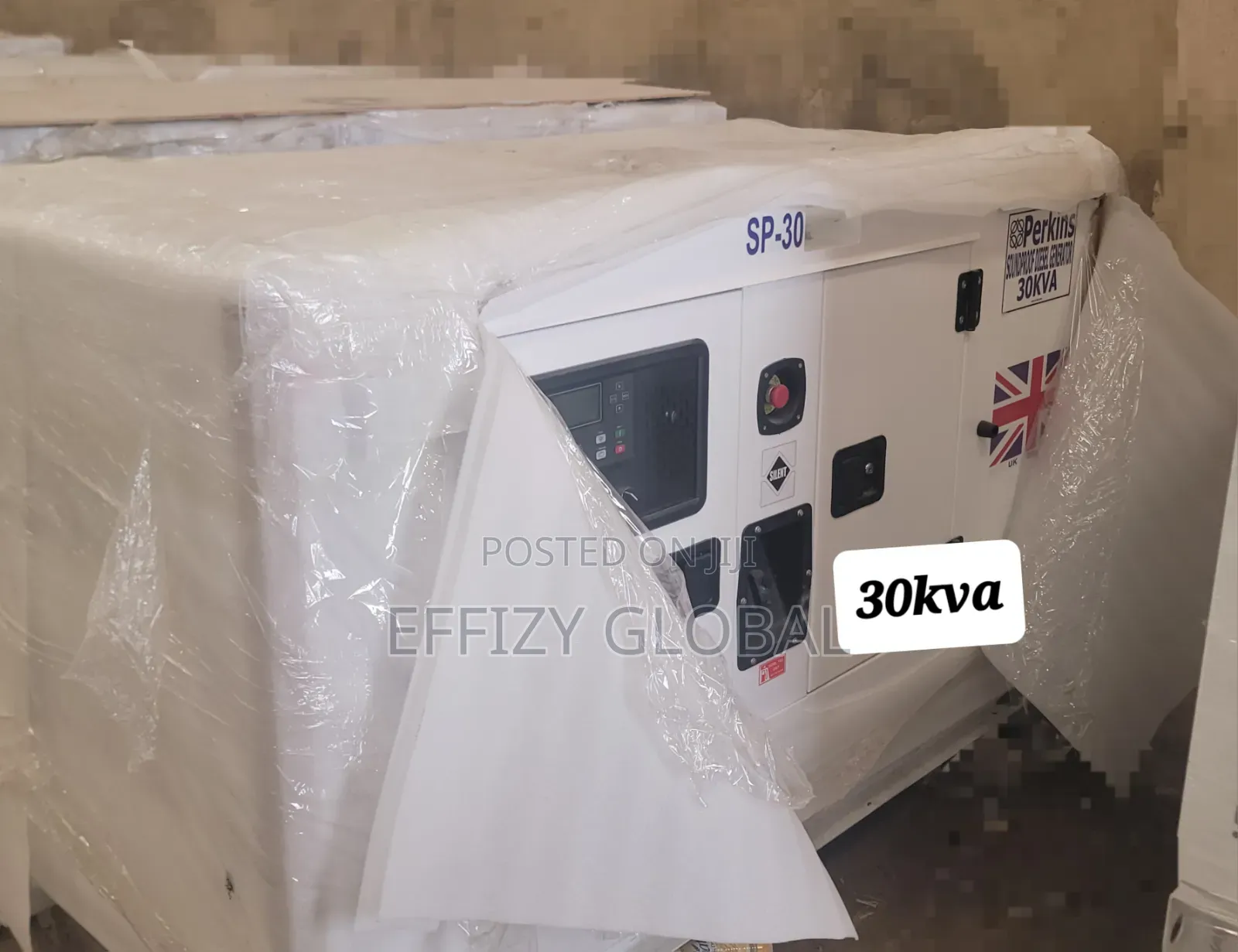 30kva Original Perkins Soundproof Diesel Generators (England)