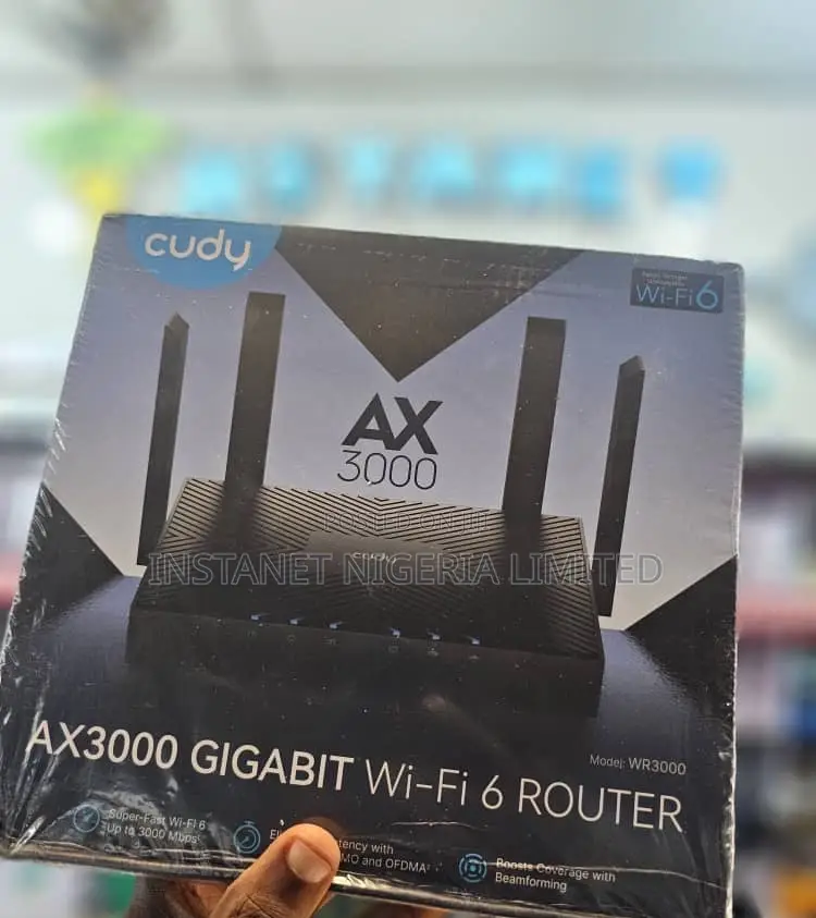 Cudy Wr3000 Ax3000 Gigabit Wi-Fi 6 Router